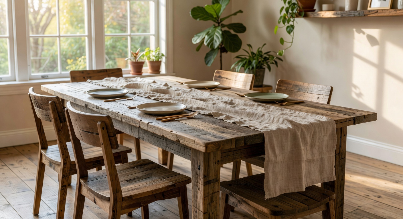 Muebles eco de madera reciclada